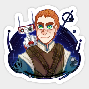 Cal and BD-1 Sticker